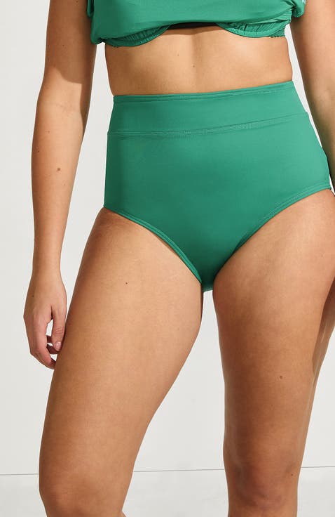 Tummy Control High Waisted Bikini Bottoms