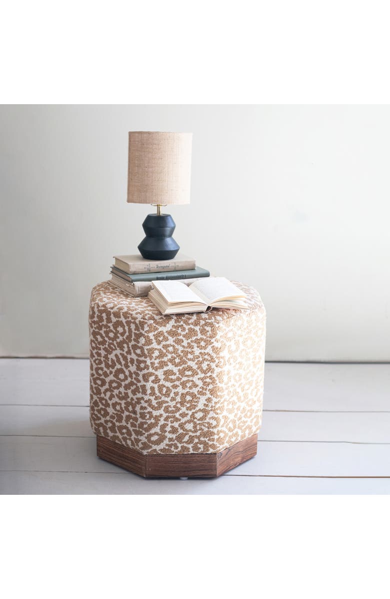 Storied Home Stool / Ottoman with Base, Main, color, 