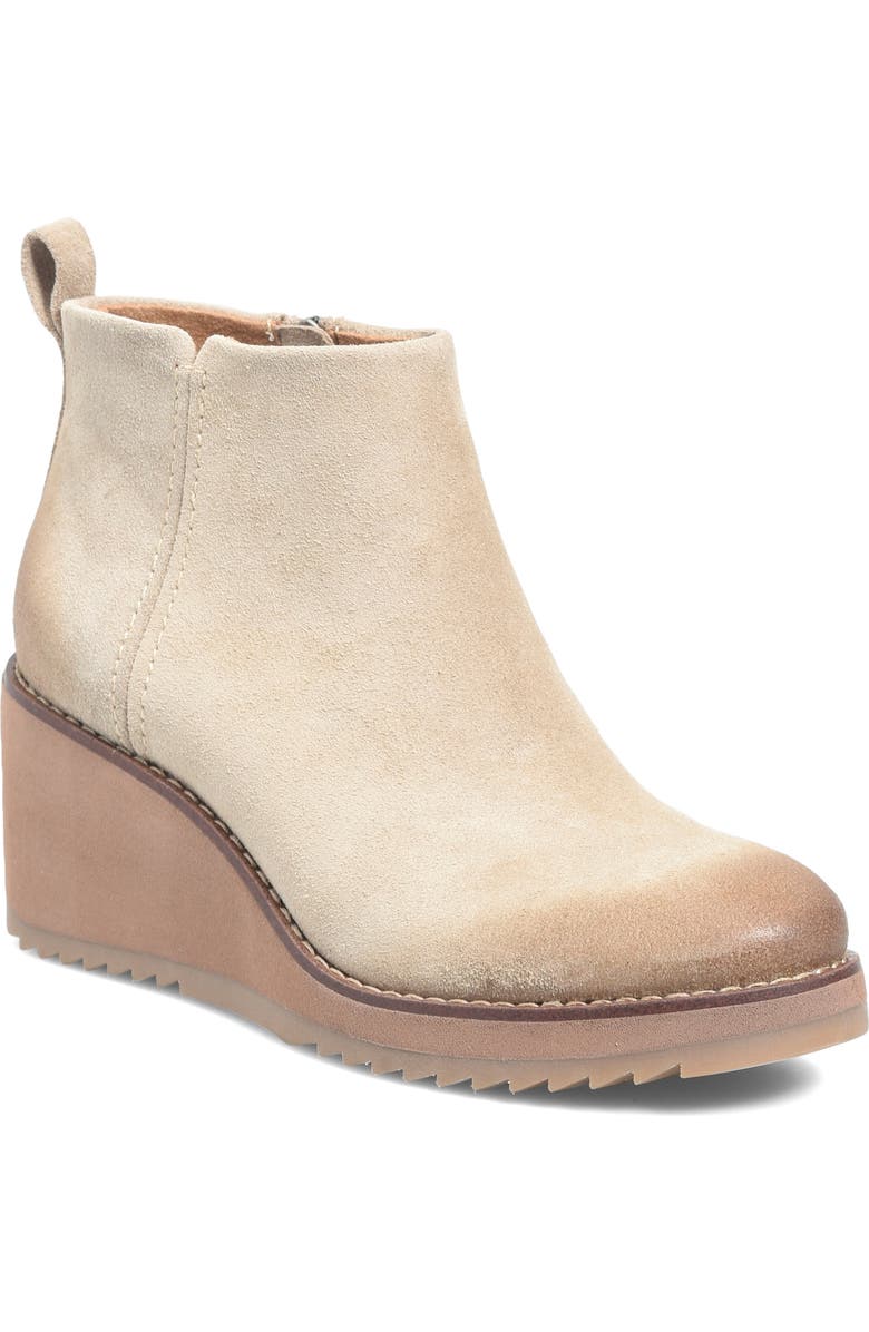 Söfft Eden Wedge Bootie, Main, color, Dune