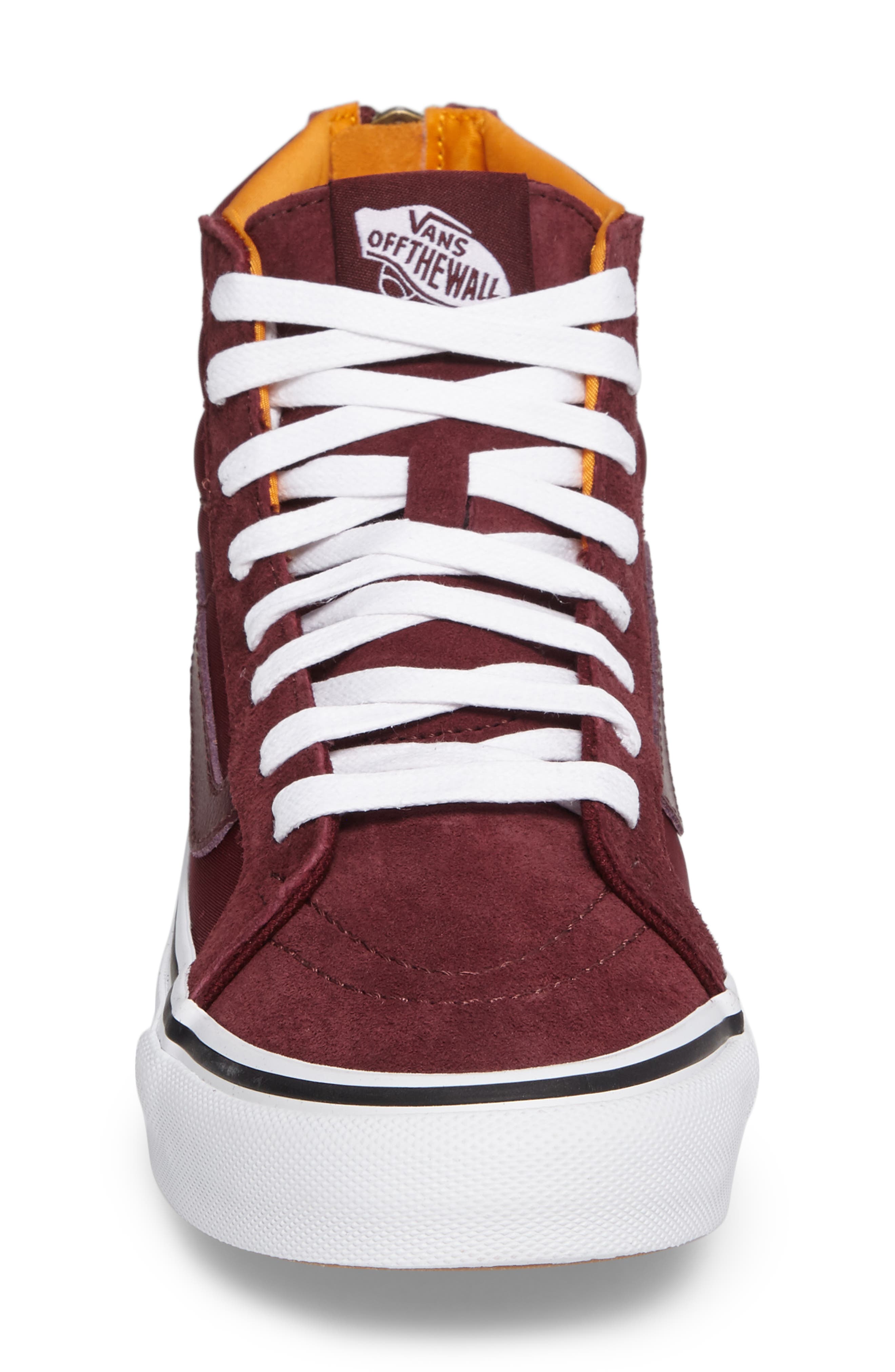 'Sk8-Hi' Slim Zip Sneaker, Alternate, color, PORT ROYALE/ TRUE WHITE