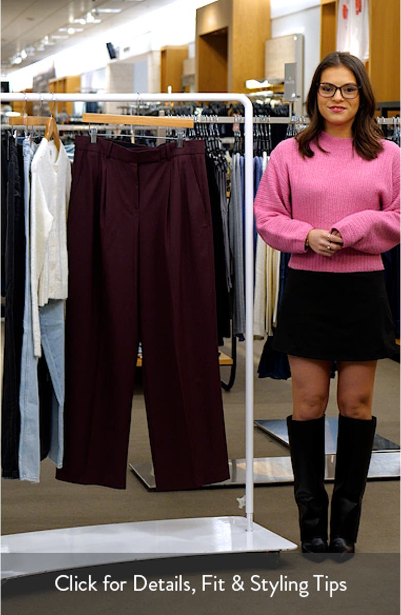 Pleated Wide Leg Pants, sales video thumbnail