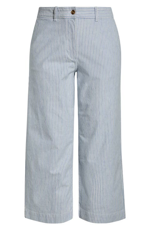 Easy Straight Leg Crop Pants (Plus)