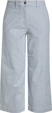 Caslon® Easy Straight Leg Crop Pants