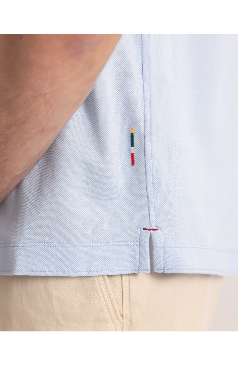 Orlebar Brown Bruno Pique Classic Fit Pique Polo, Alternate, color, Surfside Blue