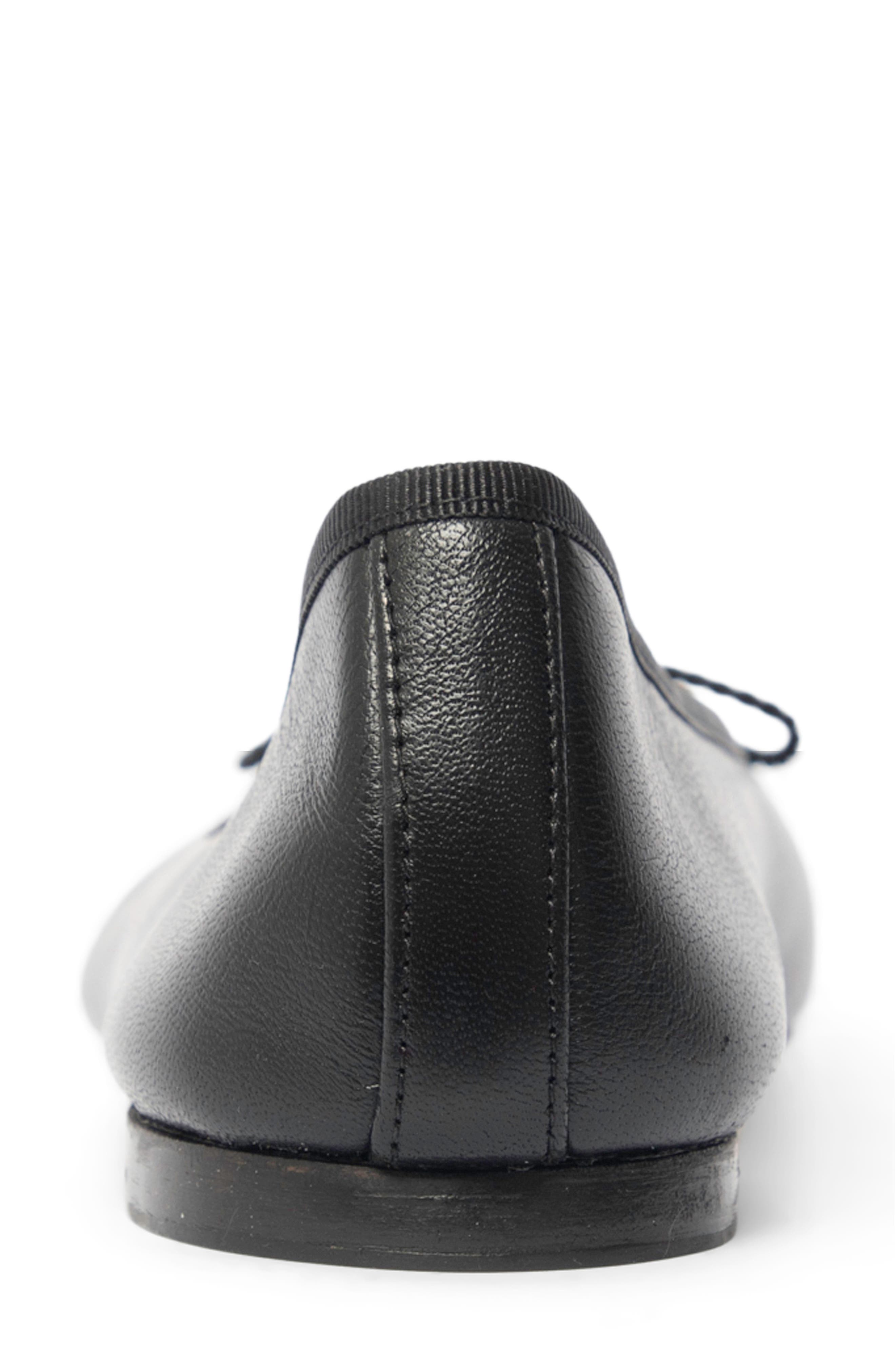 Best Cap Toe Ballet Flat, Alternate, color, BLACK