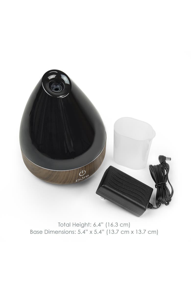 PURE ENRICHMENT PureSpa Natural Essential Oil Diffuser - Black, Alternate, color,