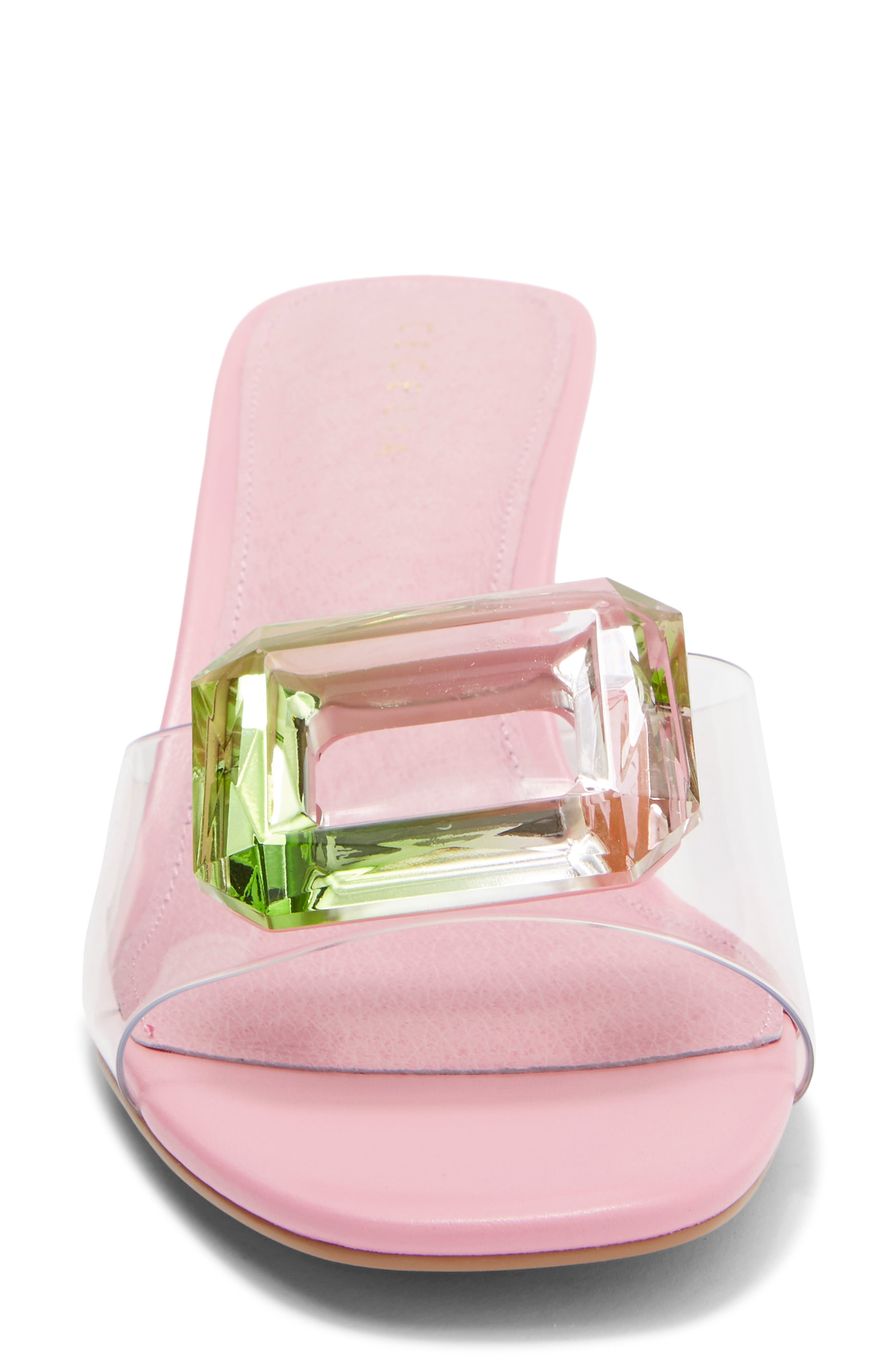 Park Avenue Jewel Detail Sandal, Alternate, color, PINK FONDANT