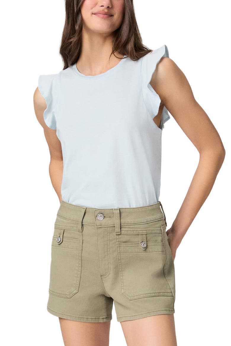 Alaria Flutter Sleeve Top, Main, color, SKY BLUE