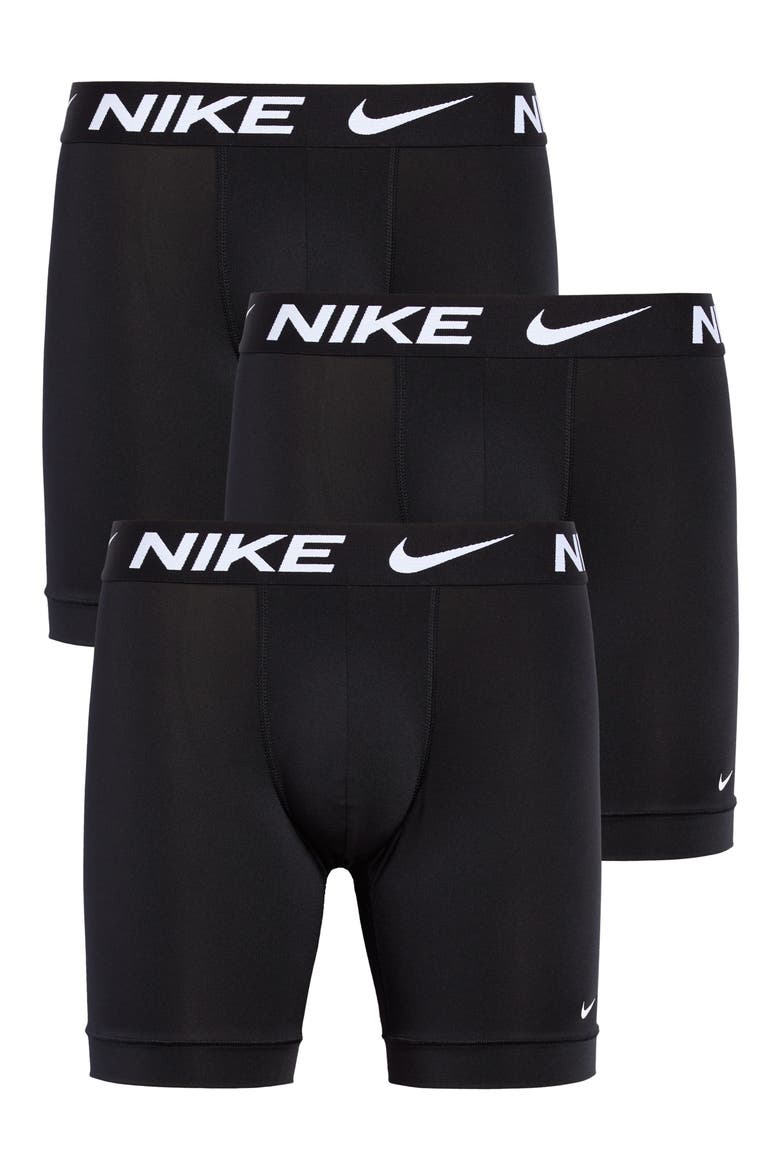3-Pack Dri-FIT Essential Long Leg Boxer Briefs, Main, color, BLACK/BLACK/BLA