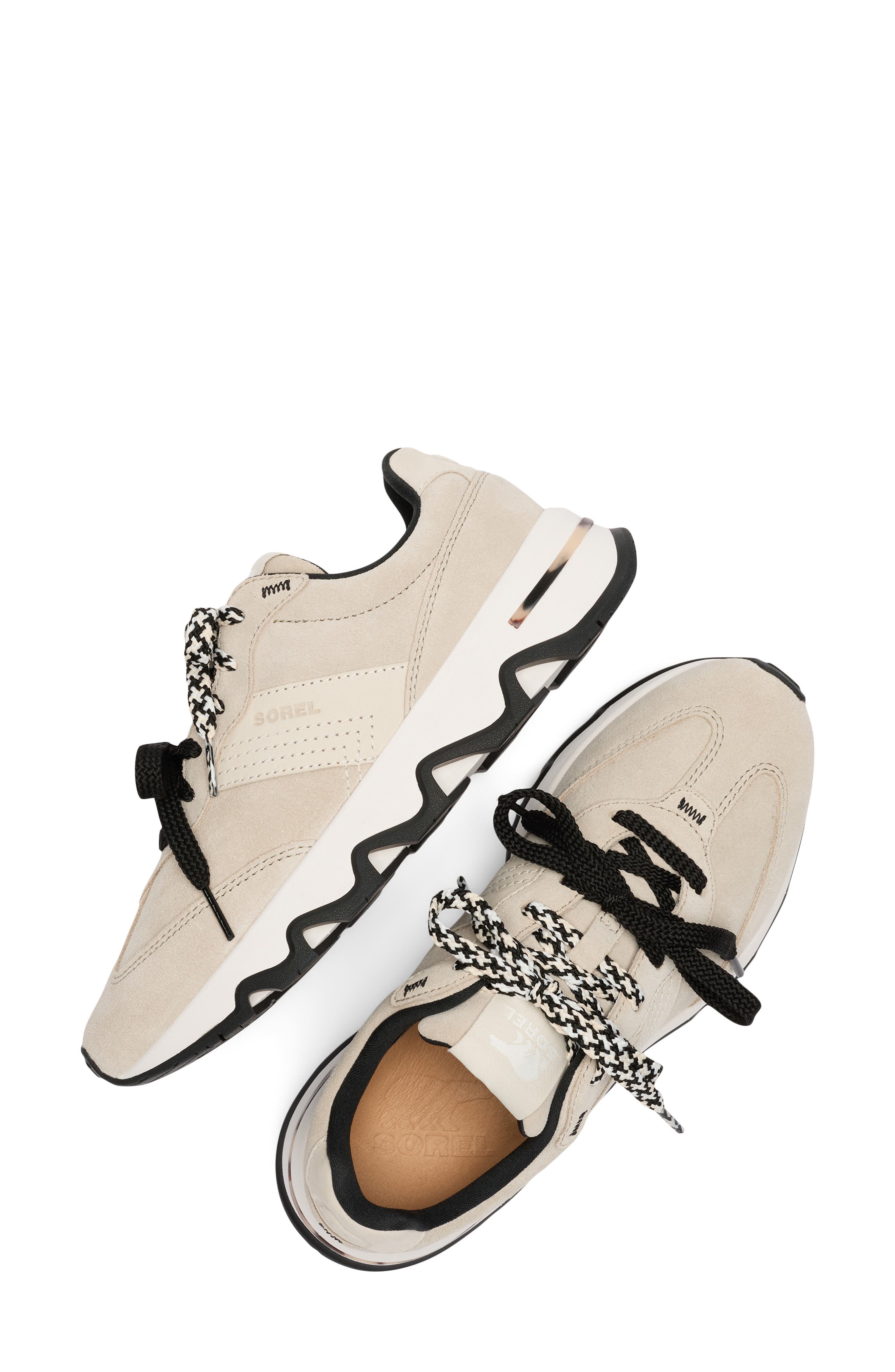 SOREL Kinetic Ember LX Sneaker, Alternate, color, Fawn/ Black