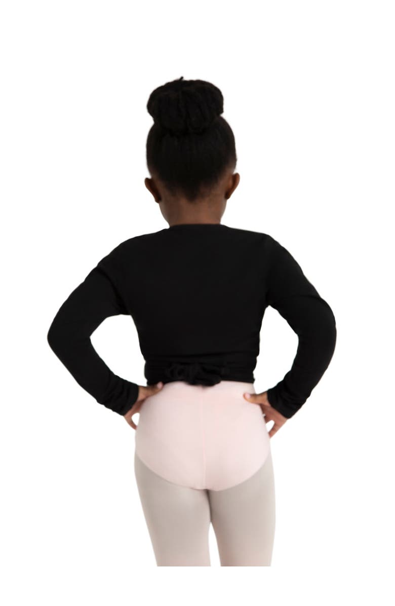 CAPEZIO Wrap Top, Alternate, color, Black