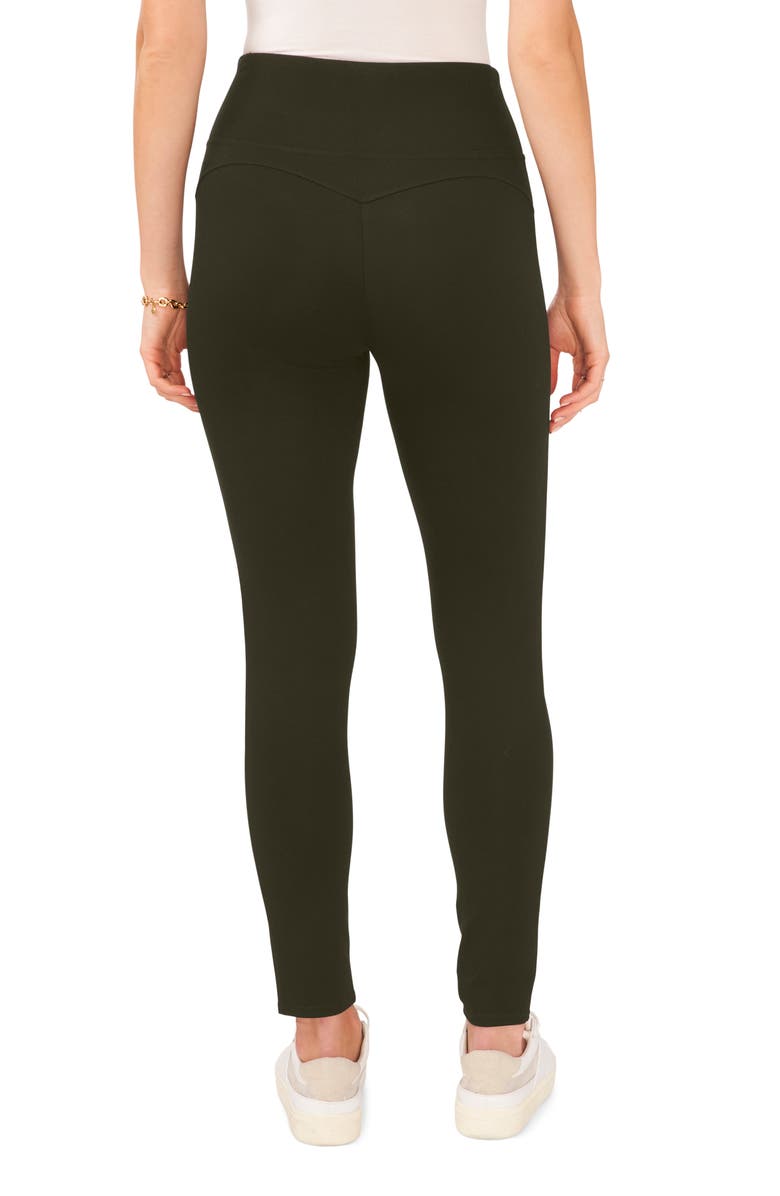 Vince Camuto Ponte Leggings, Alternate, color, Pine Forest