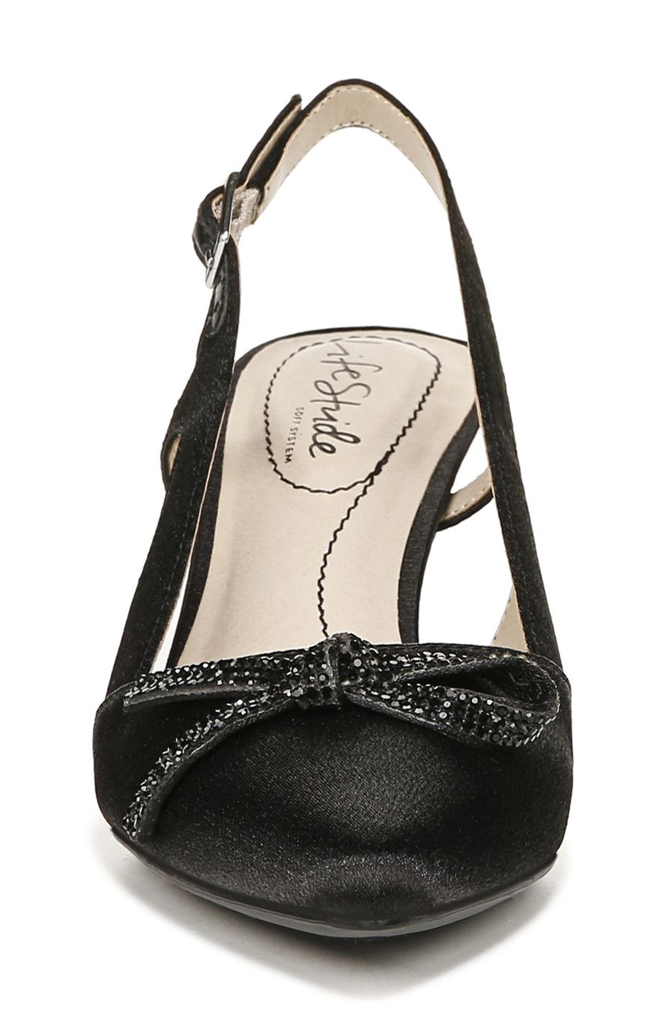 LifeStride Social Scene Crystal Slingback Pump, Alternate, color, 