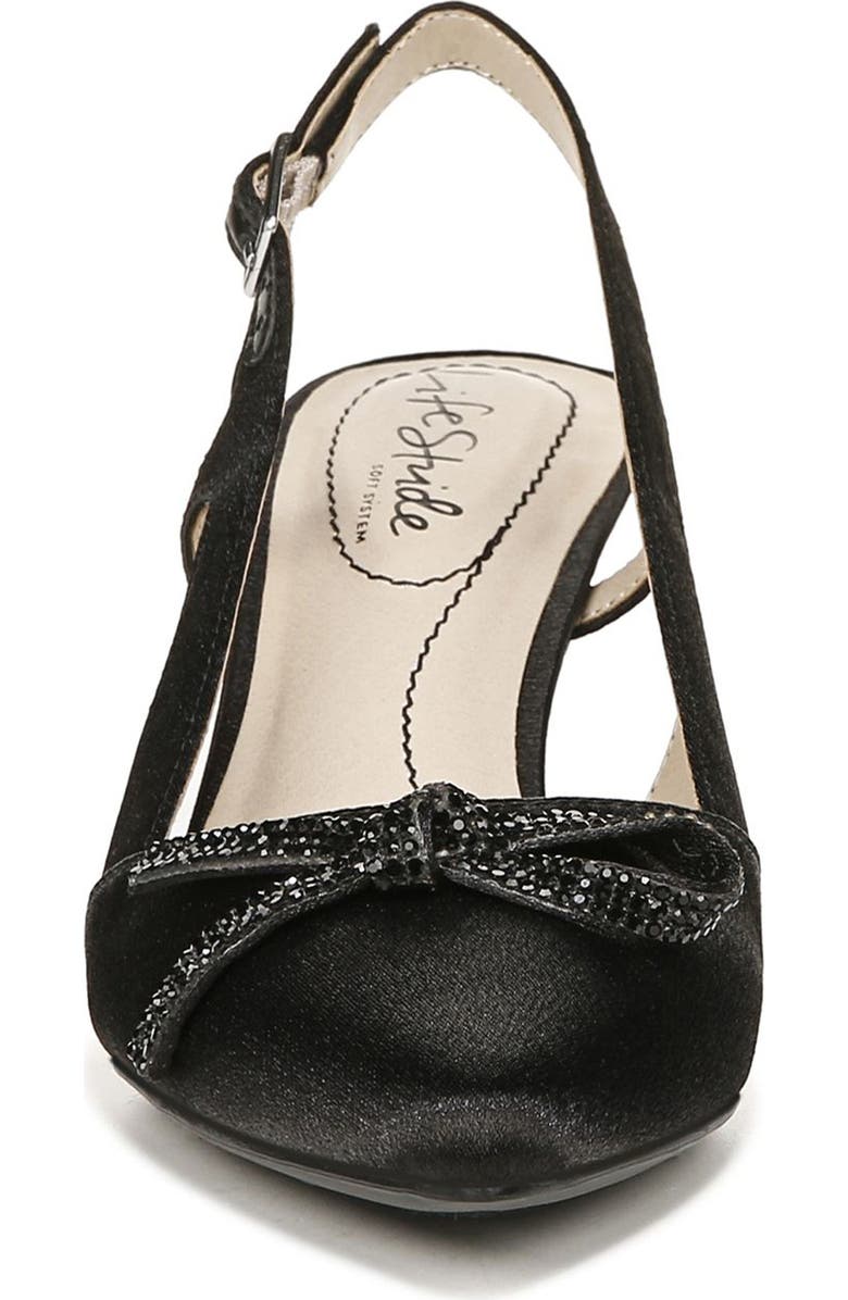 LifeStride Social Scene Crystal Slingback Pump, Alternate, color,