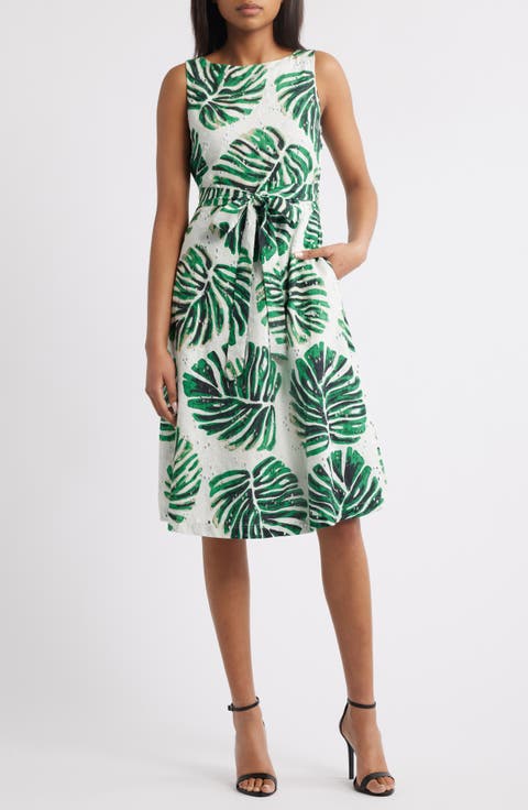 Sleeveless Fit & Flare Dress