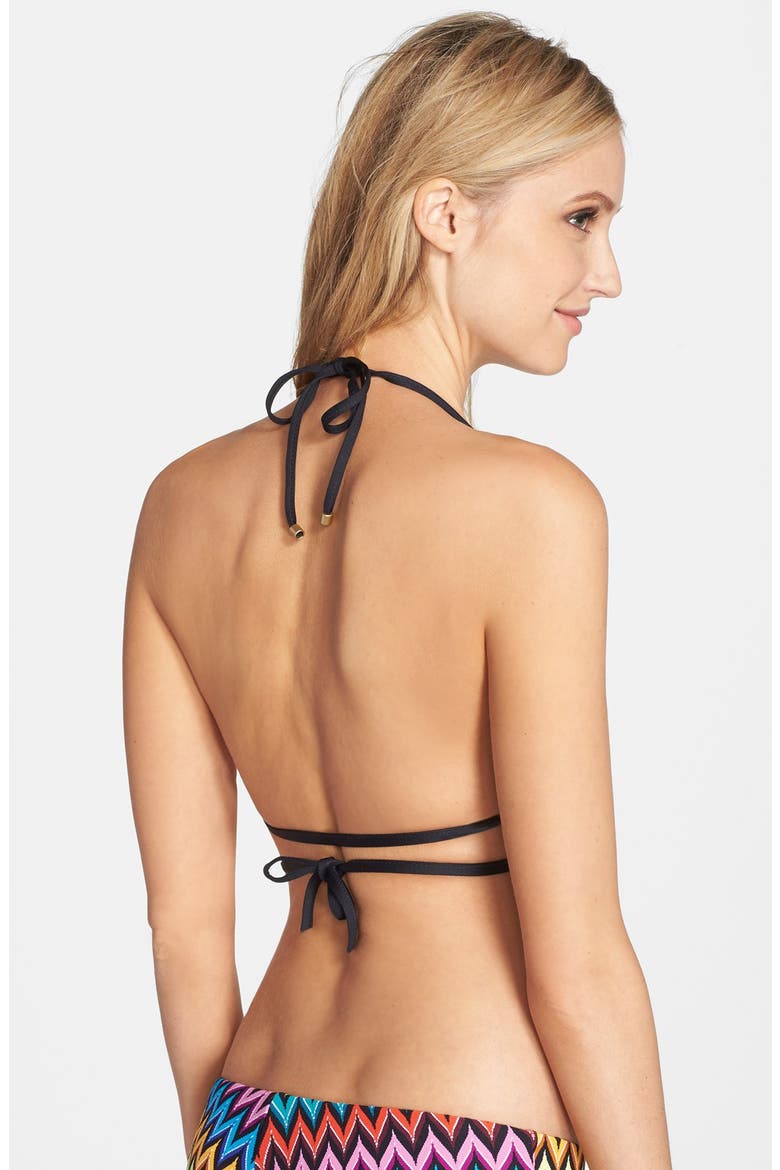 'Serra' Wrap Bikini Top, Alternate, color, GYPSET