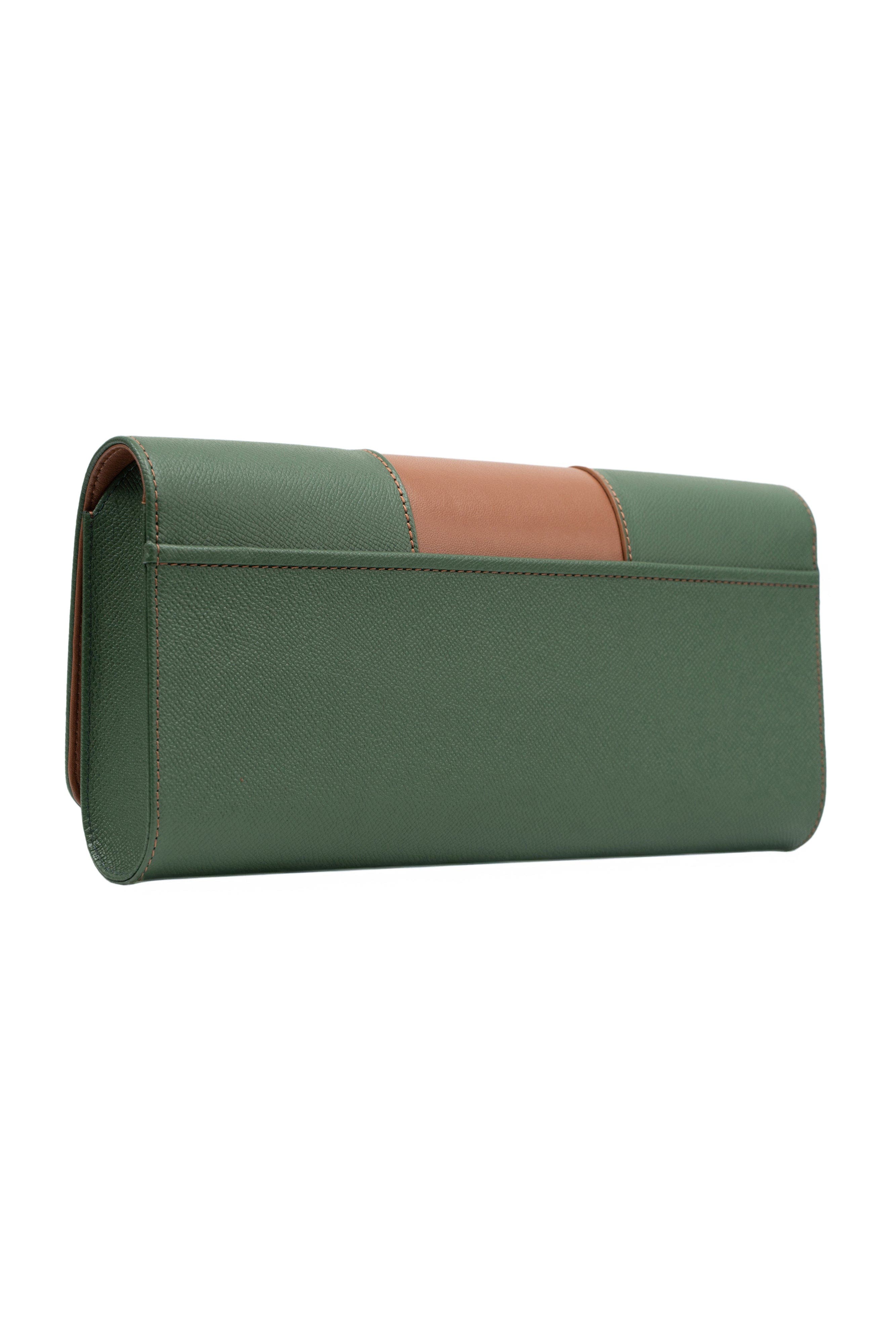 PERRIN PARIS La Parisienne Clutch, Alternate, color, Pine/Auburn