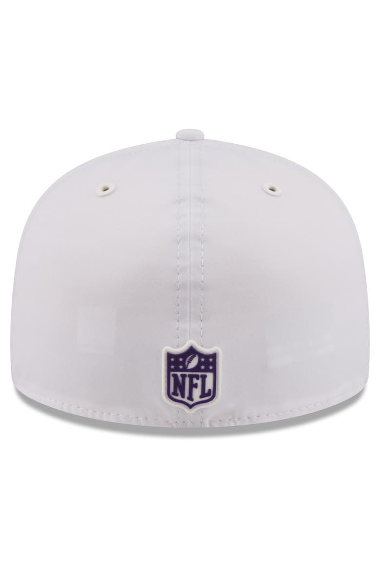 Men's New Era White Minnesota Vikings 2026 Sideline 59FIFTY Fitted Hat, Alternate, color, White
