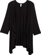 24seven Comfort Apparel Open Front Cardigan