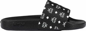 Monogram Print Rubber Slides