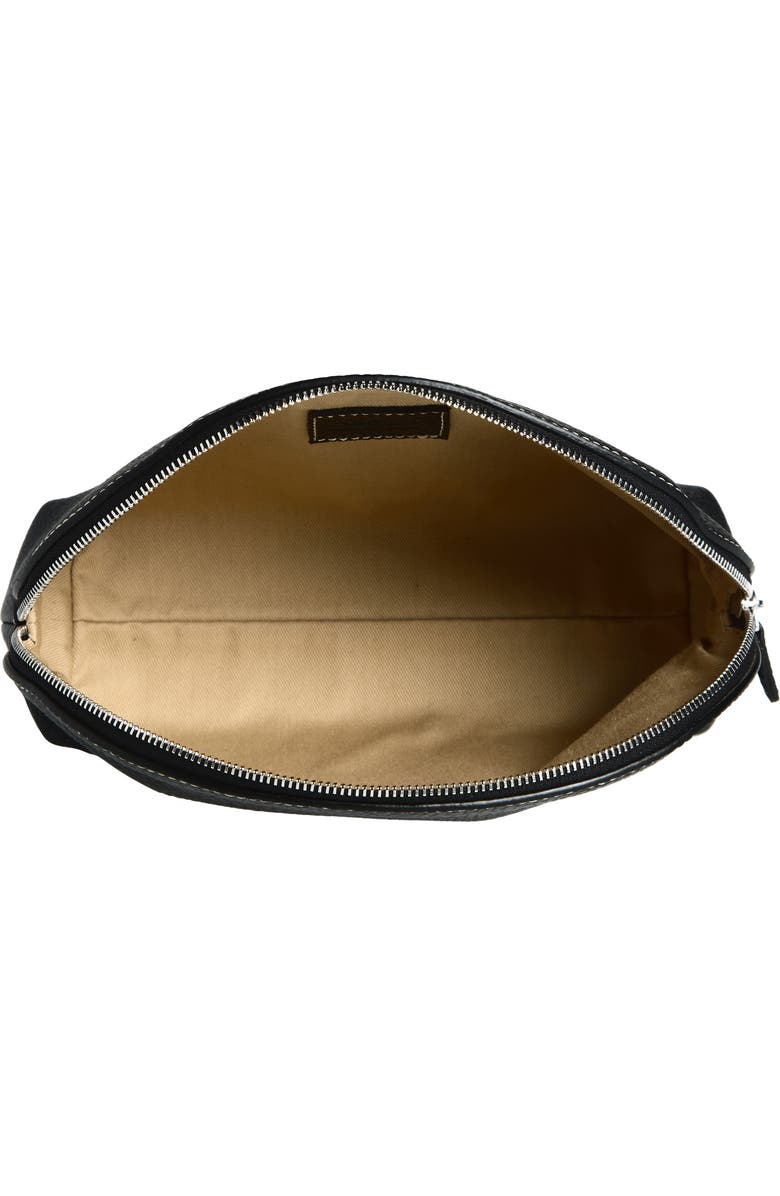 Lié Studio The Margot Pouch, Alternate, color, Black Grosgrain