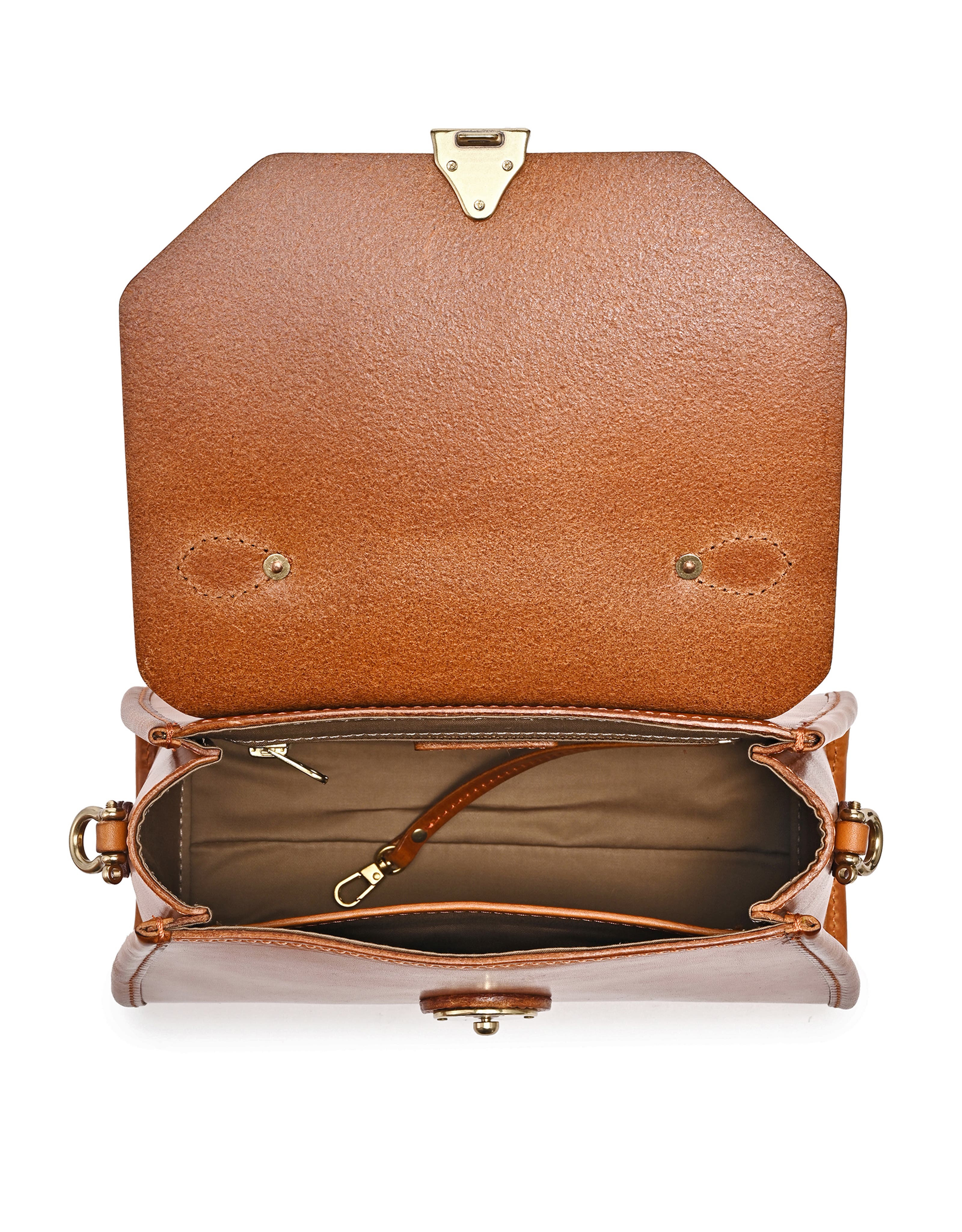 Laurel Small Everyday Leather Satchel, Alternate, color, Caramel