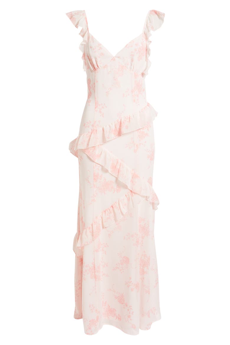 ワンピース Valentino Asymmetric Tiered Ruffle Dress Asymmetric Ruffle Tiered Maxi Dress (Women) | Nordstrom