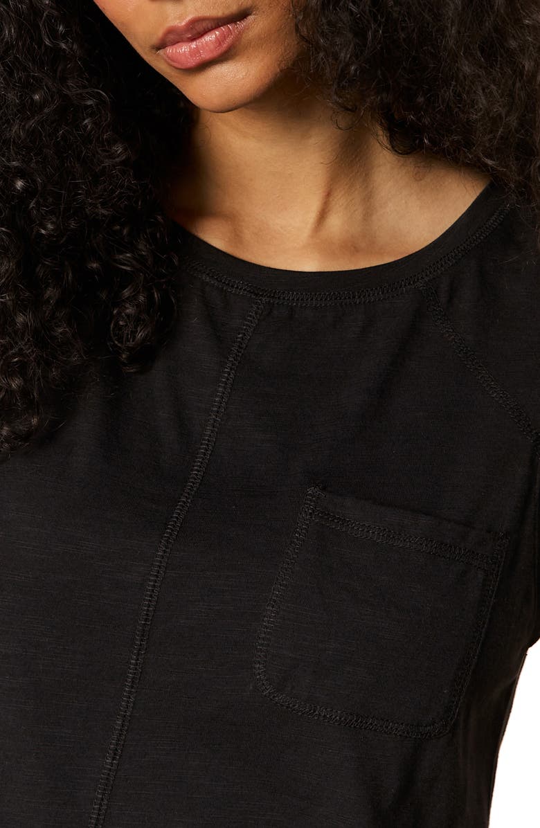 Sanctuary Nonstop Cotton Slub Tank, Alternate, color, Black