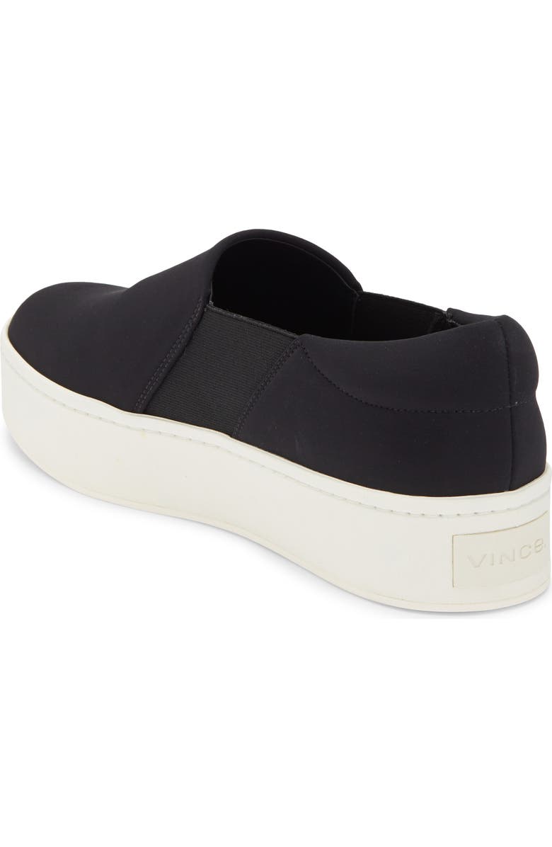 Vince Warren Platform Slip-On Sneaker, Alternate, color, Black