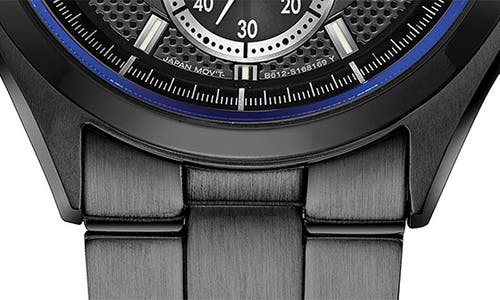 Citizen Sports Three Hand Quartz Chronograph Bracelet Watch, 41mm In Gray