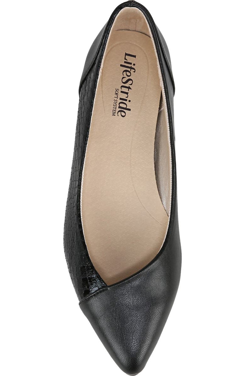 LifeStride Promise Pointed Toe Flat, Alternate, color,