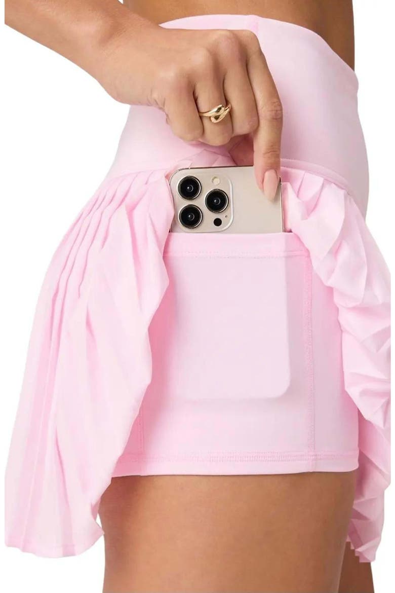 Hot Shot Pleated Skirt Ultra Mini, Alternate, color, Soft Pink