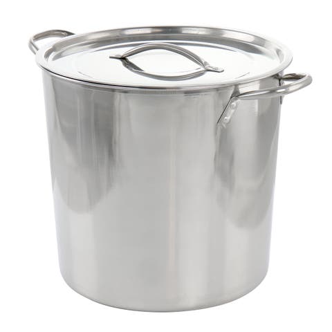 Everyday Whittington 16 Quart Stainless Steel Stock Pot with Lid