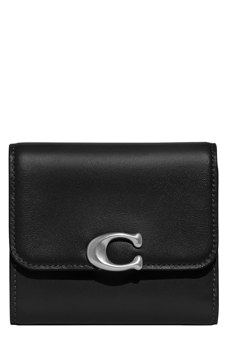 3-in-1 Pebble Leather Wallet, Main, color, BLACK