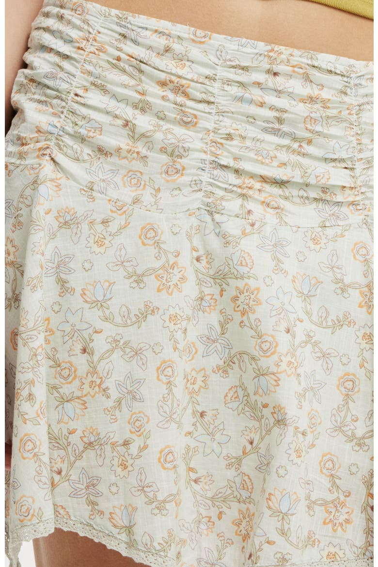 Georgie Hanky Hem Mini Skirt, Alternate, color, Olivia Floral