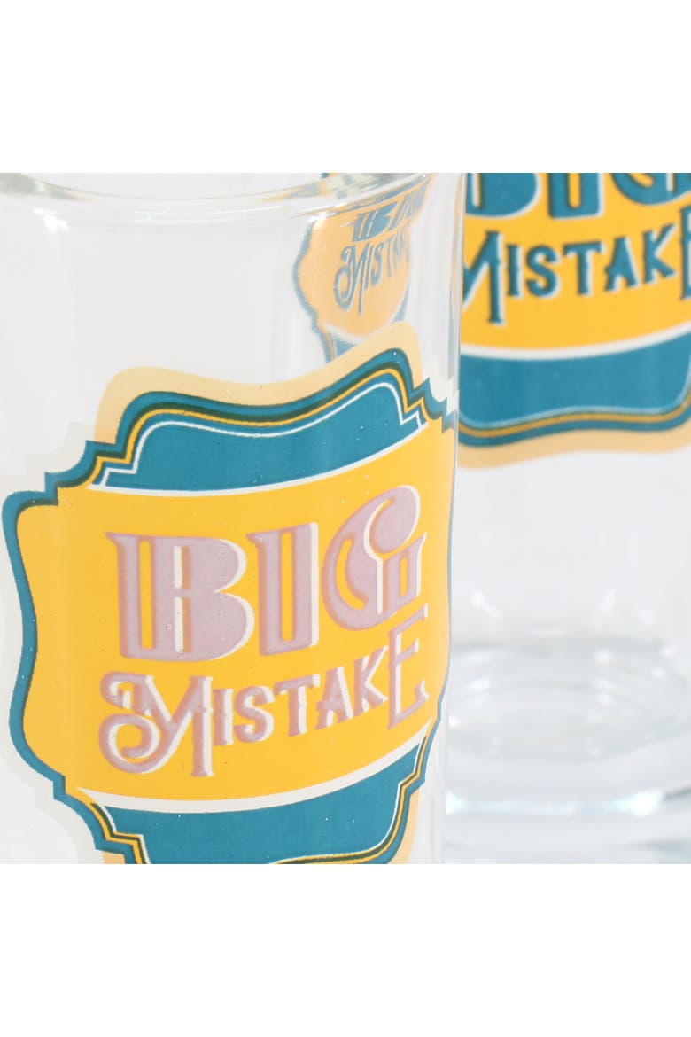 4 Piece 2.2 Ounce Shot Glass Set in Teal, Alternate, color, Blue
