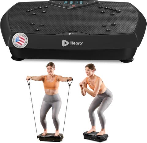 Vibration Plate Exercise Machine Magnetic Acupoints Platform for Muscle Toning and Recovery