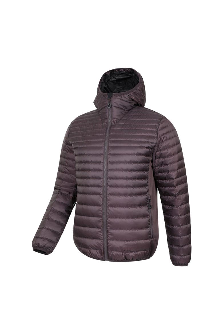 Hybrid Extreme Featherweight Down Filled Hooded Jacket, Alternate, color, Dark Brown