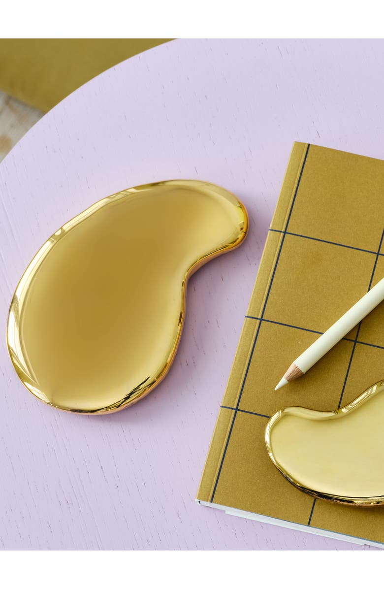 Kosta Boda Tears of Joy Golden Tears Large Crystal Sculpture, Alternate, color, 