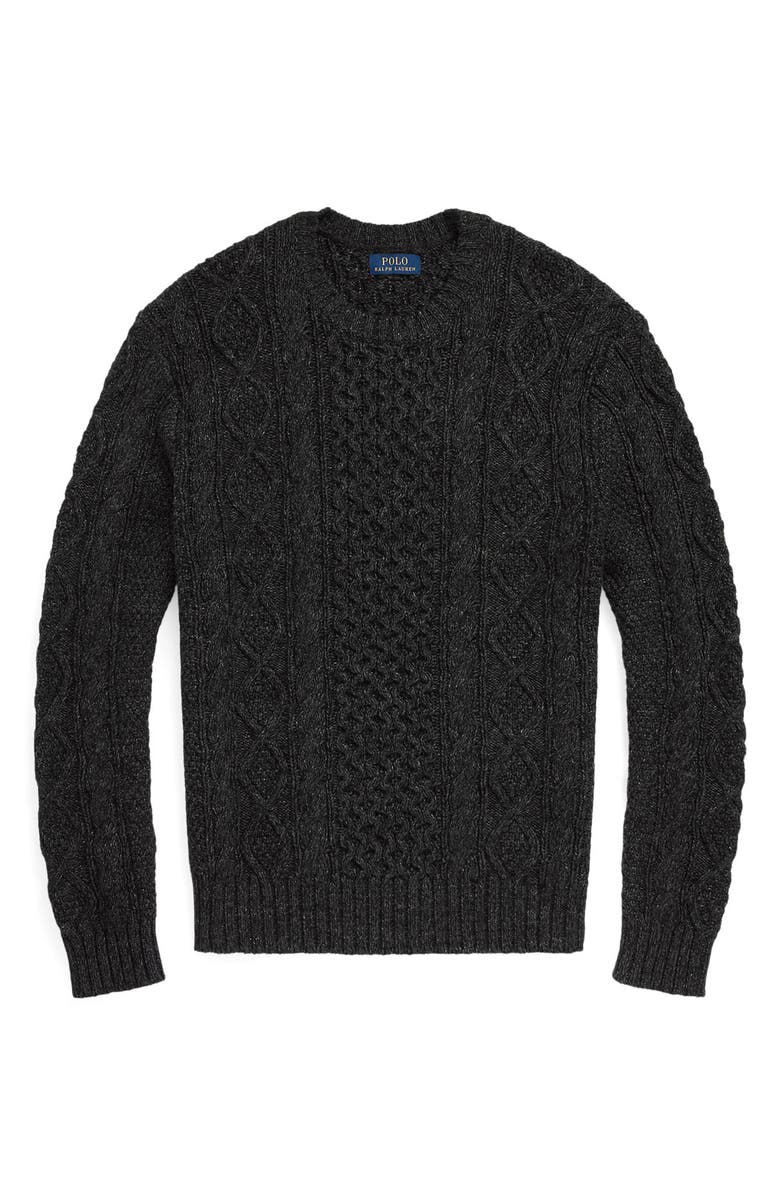 Polo Ralph Lauren Cotton Fisherman Sweater, Alternate, color, 