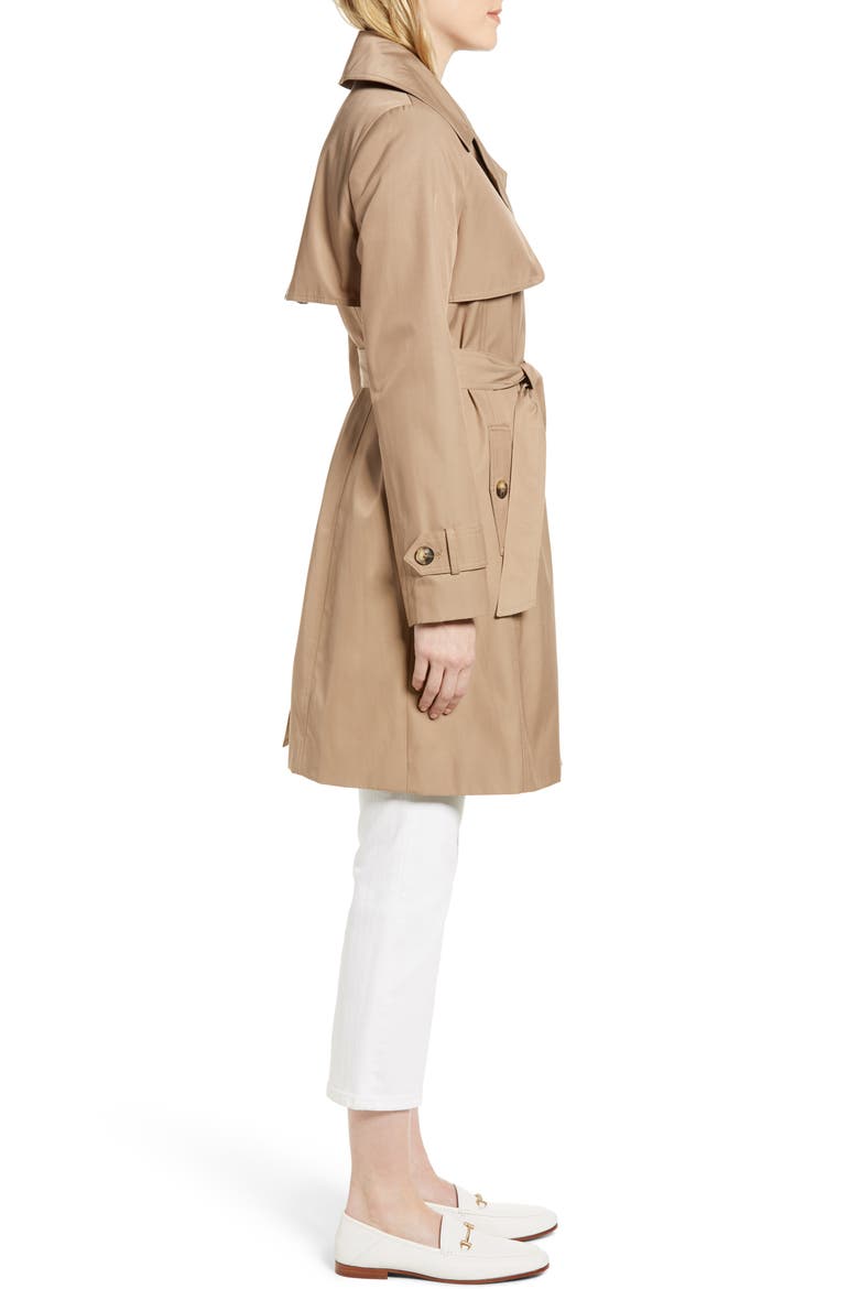 Midi Trench Coat, Alternate, color, KHAKI