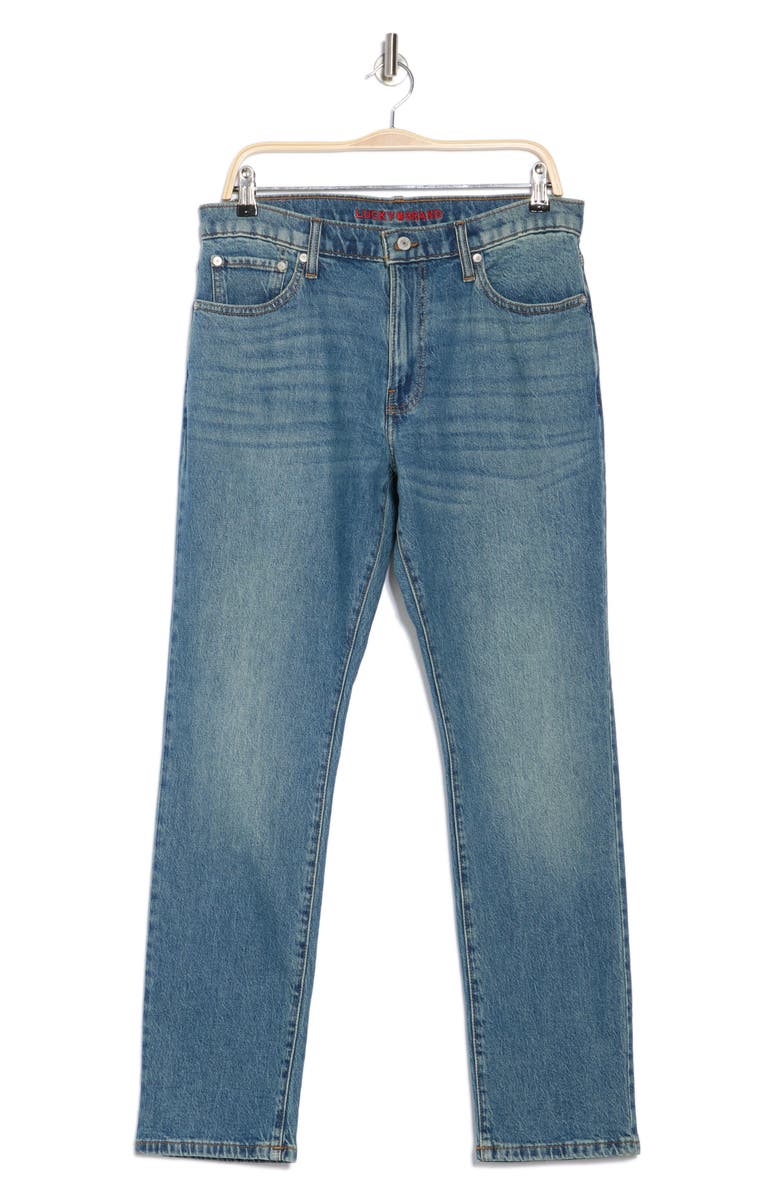 Lucky Brand 410 Athletic Straight Leg Jeans, Alternate, color, Carefree Vibrations