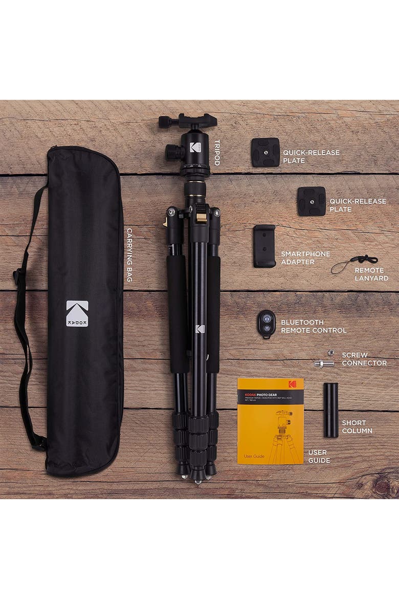 PhotoGear 63-inch Camera Tripod & Monopod, Alternate, color, Black