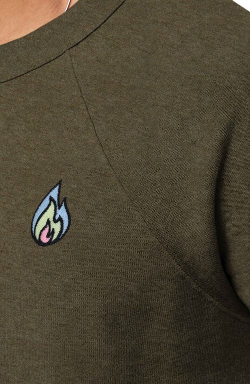 DALIX DALIX FIRE FLEECE SWEATSHIRT