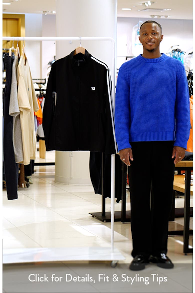 Recycled Polyester & Wool Blend Refined Track Jacket video