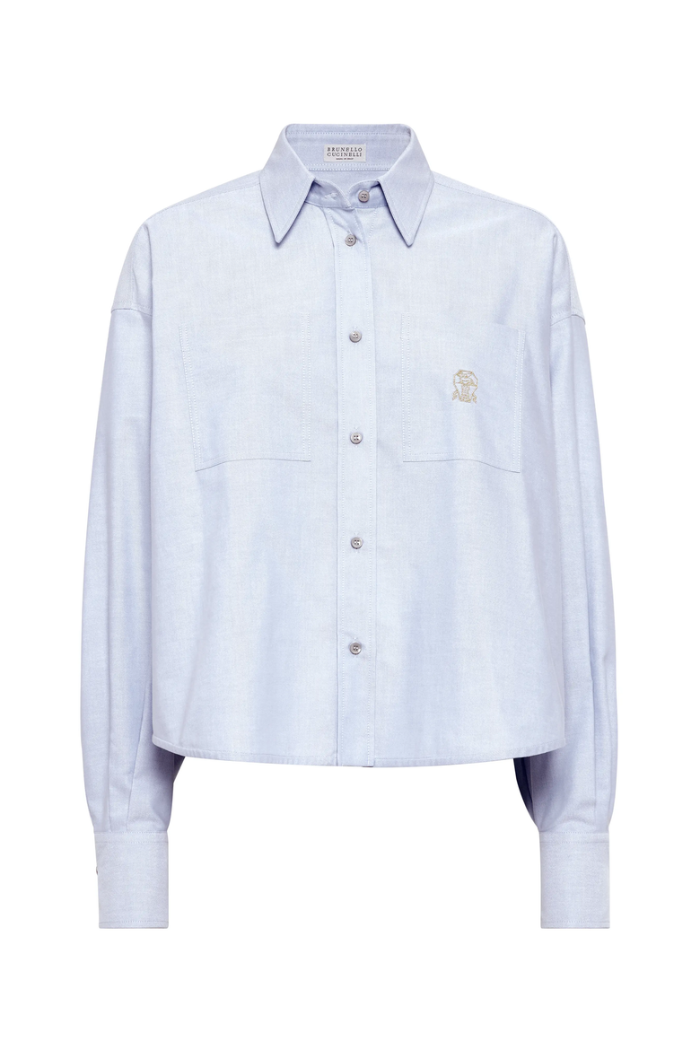 Oxford shirt, Main, color, Azure