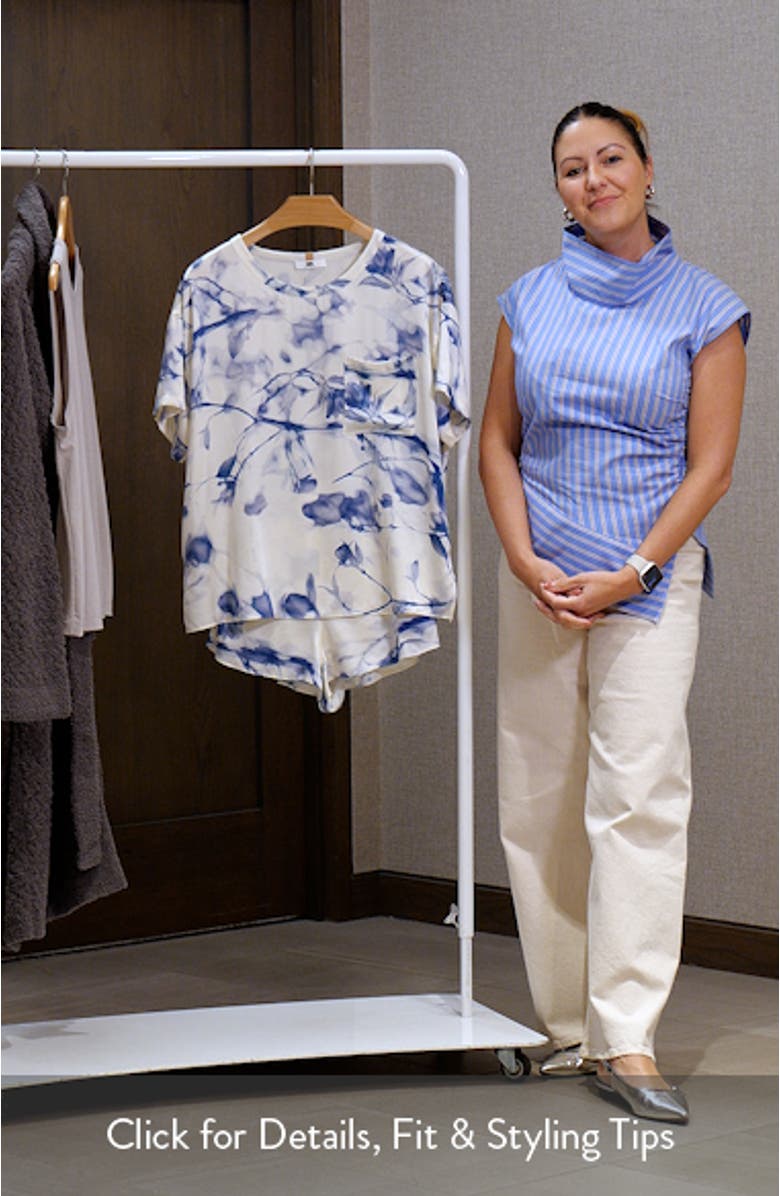 x Grace Dines Washable Silk Short Pajamas, sales video thumbnail