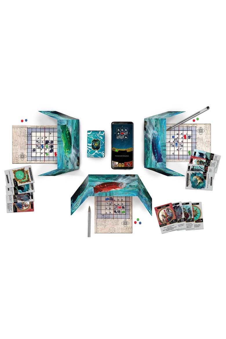 Finding Atlantis Exploration & Deduction Game, Race 14+, Alternate, color, Multicolored