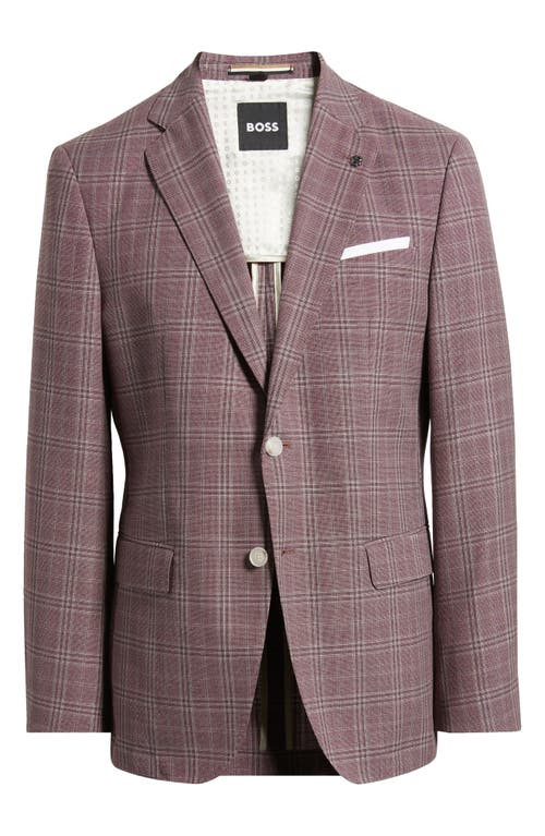 Hugo Boss Boss Hutson Plaid Virgin Wool Sport Coat