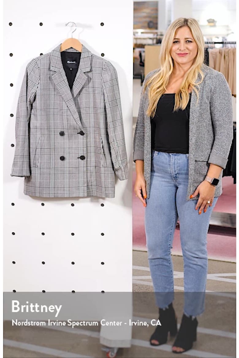 Caldwell Plaid Double Breasted Blazer video